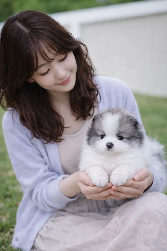 기흥 포메라니안분양 기흥 포메라니안분양 케어 모습 3